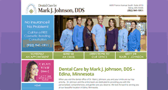 Desktop Screenshot of markjjohnsondds.com